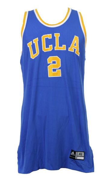 2008-09 Darren Collison UCLA Bruins Game Worn Road Jersey (MEARS LOA/JO Sports COA)