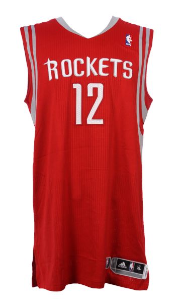 2013-14 Dwight Howard Houston Rockets Signed Game Worn Road Jersey (MEARS LOA/JSA)