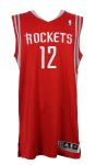 2013-14 Dwight Howard Houston Rockets Signed Game Worn Road Jersey (MEARS LOA/JSA)
