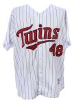 2003 Torii Hunter Minnesota Twins Game Worn Home Jersey (MEARS LOA)