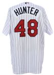 2003 Torii Hunter Minnesota Twins Game Worn Home Jersey (MEARS LOA)