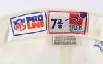 1990's Jerry Markbreit NFL Referee Signed Game Worn Collection - Lot of 3 w/ Shirt, Cap & Penalty Flag (MEARS LOA/JSA)