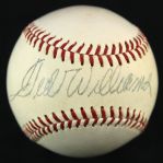 1959-73 Ted Williams Boston Red Sox Single Signed OAL Cronin Baseball (MEARS LOA)