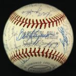 1976 New York Mets Team Signed ONL Feeney Baseball w/ 32 Signatures Including Tom Seaver, Joe Torre & More (MEARS LOA)