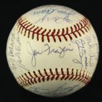 1976 New York Mets Team Signed ONL Feeney Baseball w/ 32 Signatures Including Tom Seaver, Joe Torre & More (MEARS LOA)