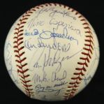 1976 New York Mets Team Signed ONL Feeney Baseball w/ 32 Signatures Including Tom Seaver, Joe Torre & More (MEARS LOA)