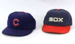 1983-2001 Chicago White Sox Chicago Cubs Game Worn Cap Collection - Lot of 2 w/ Tony La Russa (MEARS LOA)