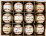 1984-2000s Hall of Fame All Star Award Winner Signed Baseball Collection - Lot of 12 w/ Brooks Robinson, Dale Murphy & More (MEARS LOA)