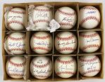 1984-2000s Hall of Fame All Star Award Winner Signed Baseball Collection - Lot of 12 w/ Fergie Jenkins, Bill Mazeroski & More (MEARS LOA)