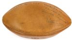 1931 Finest Known Example Extant Green Bay Packers 3-Peat Season World Championship Team Signed Football (JSA Full Letter, 26 Autographs w/ Lambeau, Blood, Herber)