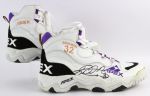 1996-2001 Karl Malone Utah Jazz Signed Game Worn Apex Mailman Sneakers (MEARS LOA/JSA)