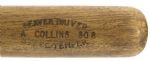 1920's Eddie Collins Philadelphia Ahtletics Hanna Batrite Professional Model Beaver Driver Bat (MEARS LOA)