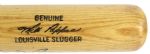 1973 Milt Pappas Chicago Cubs Signed H&B Louisville Slugger Professional Model Game Used Bat (MEARS LOA/JSA)
