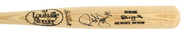 1990s Robin Yount Milwaukee Brewers Signed Louisville Slugger Autograph Model Bat (MEARS LOA)