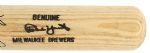 1990's Robin Yount Milwaukee Brewers Signed Louisville Slugger Autograph Model Bat (MEARS LOA)