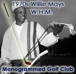 1970s Wille Mays San Francisco Giants New York Mets MacGregor VIP Limited Golf Club Driver w/ W.H.M. (Willie Howard Mays) Monogram 