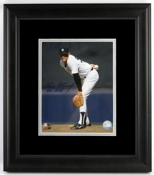 2008 Goose Gossage New York Yankees Signed & Inscribed 15" x 17" Framed Photo (JSA)
