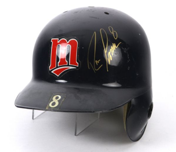 1997 Ron Coomer Minnesota Twins Signed Game Worn Batting Helmet (MEARS LOA/JSA/Team LOA)