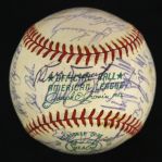 1971 Boston Red Sox Team Signed OAL Cronin Baseball w/ 31 Signatures Including Luis Aparicio, Bill Lee & More (JSA)