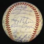 1971 Boston Red Sox Team Signed OAL Cronin Baseball w/ 31 Signatures Including Luis Aparicio, Bill Lee & More (JSA)