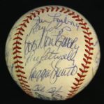 1971 Boston Red Sox Team Signed OAL Cronin Baseball w/ 31 Signatures Including Luis Aparicio, Bill Lee & More (JSA)