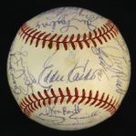 1971 Boston Red Sox Team Signed OAL Cronin Baseball w/ 31 Signatures Including Luis Aparicio, Bill Lee & More (JSA)