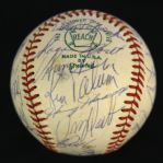 1971 Boston Red Sox Team Signed OAL Cronin Baseball w/ 31 Signatures Including Luis Aparicio, Bill Lee & More (JSA)