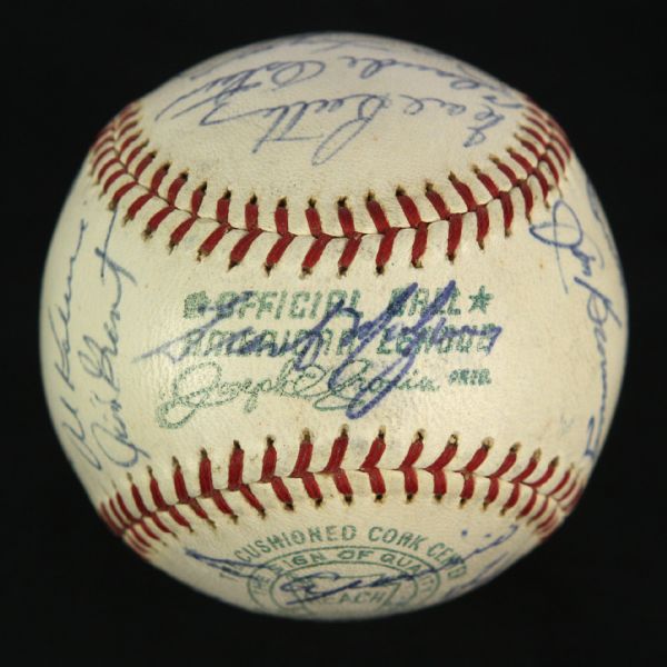 1963 American League All Stars Signed OAL Cronin Baesball w/ 27 Signatures Including Al Kaline, Elston Howard & More (JSA)
