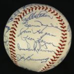 1963 American League All Stars Signed OAL Cronin Baesball w/ 27 Signatures Including Al Kaline, Elston Howard & More (JSA)