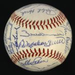 1963 American League All Stars Signed OAL Cronin Baesball w/ 27 Signatures Including Al Kaline, Elston Howard & More (JSA)