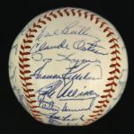 1963 American League All Stars Signed OAL Cronin Baesball w/ 27 Signatures Including Al Kaline, Elston Howard & More (JSA)