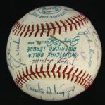 1972 Detroit Tigers Team Signed OAL Cronin Baseball w/ 26 Signatures Including Billy Martin, Mickey Lolich & More (JSA)
