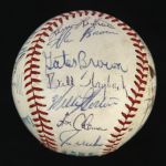 1972 Detroit Tigers Team Signed OAL Cronin Baseball w/ 26 Signatures Including Billy Martin, Mickey Lolich & More (JSA)