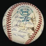 1972 Detroit Tigers Team Signed OAL Cronin Baseball w/ 26 Signatures Including Billy Martin, Mickey Lolich & More (JSA)