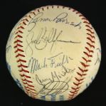 1979 Detroit Tigers Team Signed Baseball w/ 20 Signatures Including Mark Fidrych, Alan Trammell, Lou Whitaker & More (JSA)