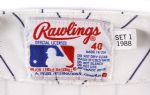 1988 Wayne Terwilliger Minnesota Twins Signed Game Worn Home Jersey (MEARS LOA/JSA/Team LOA)