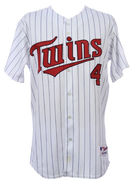 2006 Paul Molitor Minnesota Twins Signed Spring Training Worn Home Jersey (MEARS LOA/JSA/Team LOA)