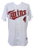 2006 Paul Molitor Minnesota Twins Signed Spring Training Worn Home Jersey (MEARS LOA/JSA/Team LOA)