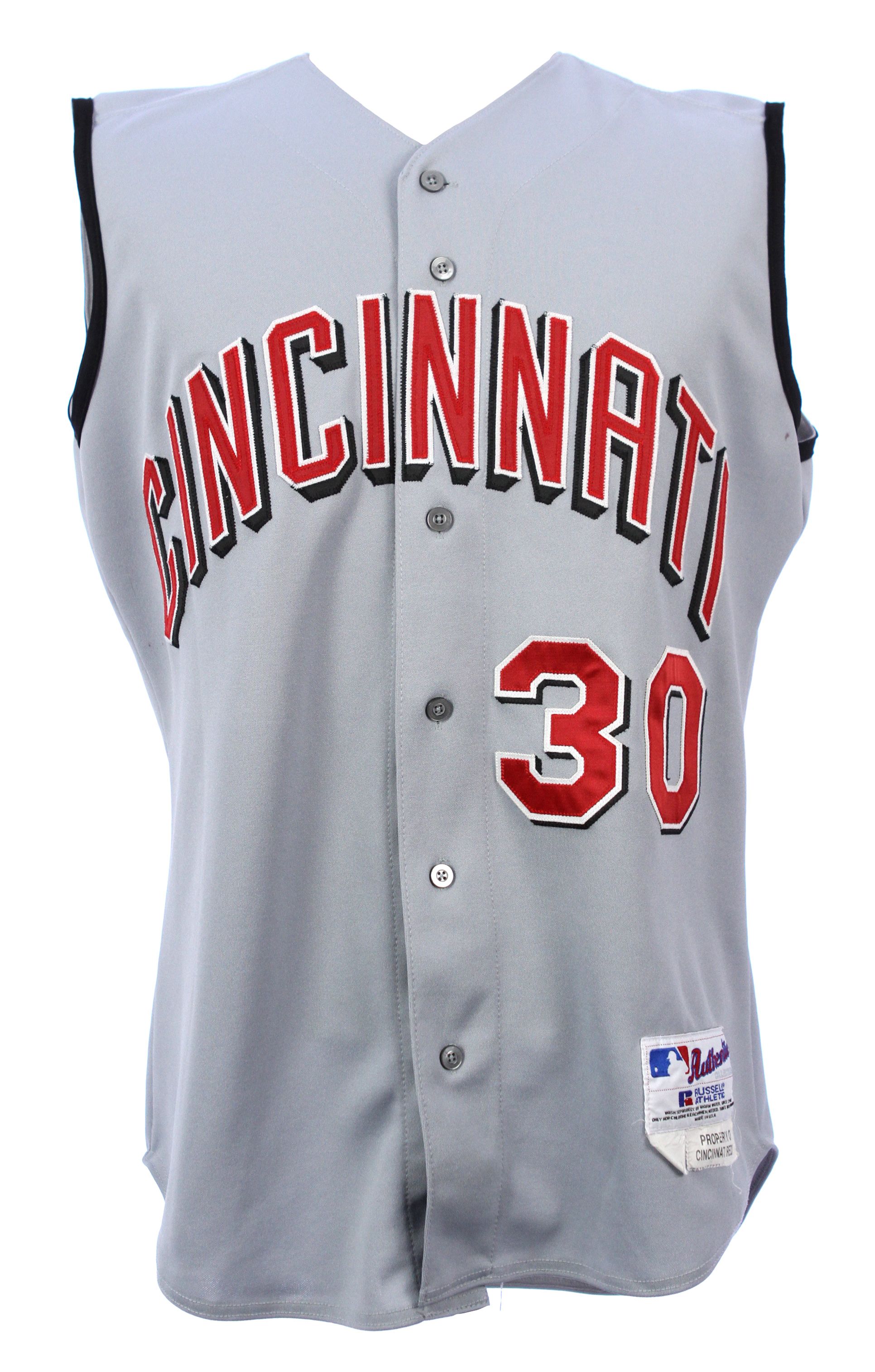2000 Ken Griffey Jr Cincinnati Reds Authentic Russell MLB Jersey