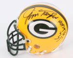 2000s Jim Taylor Green Bay Packers Signed Mini Helmet (JSA)