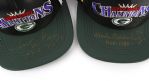 1990's Green Bay Packers Signed Leather Cap Collection - Lot of 7 w/ Bart Starr, Ray Nitschke, Tony Canadeo & More (JSA)