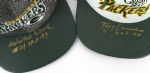 1990's Green Bay Packers Signed Leather Cap Collection - Lot of 7 w/ Bart Starr, Ray Nitschke, Tony Canadeo & More (JSA)