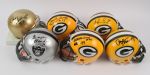 2000s Paul Hornung Forrest Gregg Willie Wood George Blanda Ahman Green Signed Mini Helmet Collection - Lot of 6 (JSA)