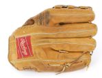 1973-80 Frank Tanana California Angels Game Worn Rawlings Fielder's Mitt (MEARS LOA)