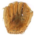 1973-80 Frank Tanana California Angels Game Worn Rawlings Fielder's Mitt (MEARS LOA)