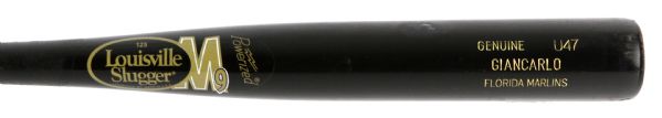 2011 Giancarlo Stanton Florida Marlins Louisville Slugger M9 Professional Model Game Used Bat (MEARS LOA)