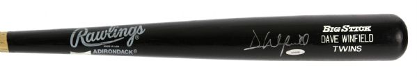 1994 Dave Winfield Minnesota Twins Signed Rawlings Adirondack Professional Model Game Used Bat (MEARS LOA/JSA)