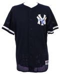 1995 Jim Leyritz New York Yankee Signed Game Worn Batting Practice Jersey (MEARS LOA/JSA/Player LOA)