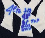 1995 Jim Leyritz New York Yankee Signed Game Worn Batting Practice Jersey (MEARS LOA/JSA/Player LOA)