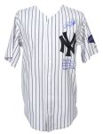 2013 Paul Blair New York Yankees Old Timers Game Worn Jersey Signed by Jim Leyritz (MEARS LOA/JSA/Player LOA)